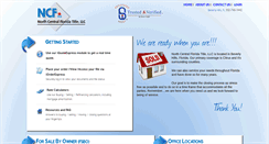 Desktop Screenshot of ncftitle.com
